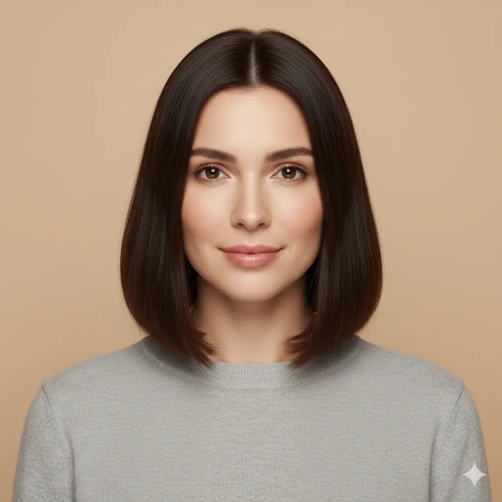 After using the virtual hairstyle try on tool for a bob cut